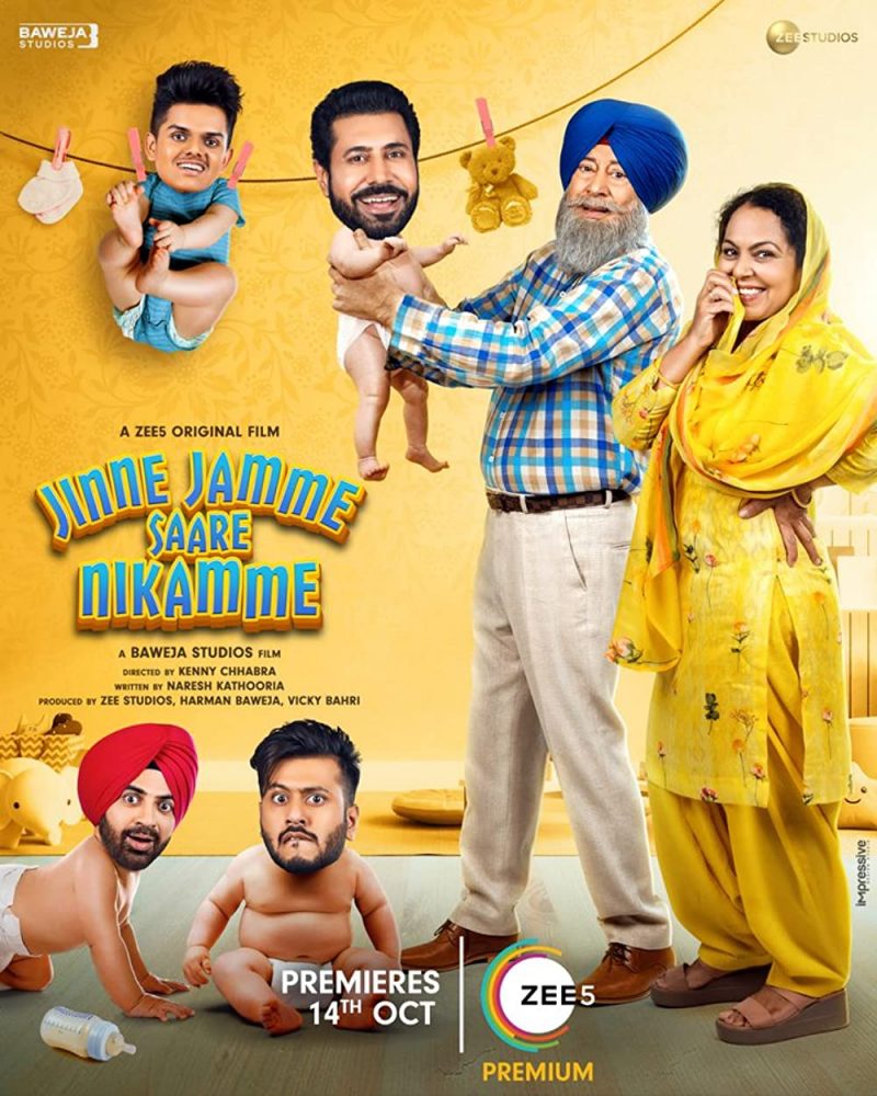 Jinne Jamme Saare Nikamme 2021 movie poster - watch and download free